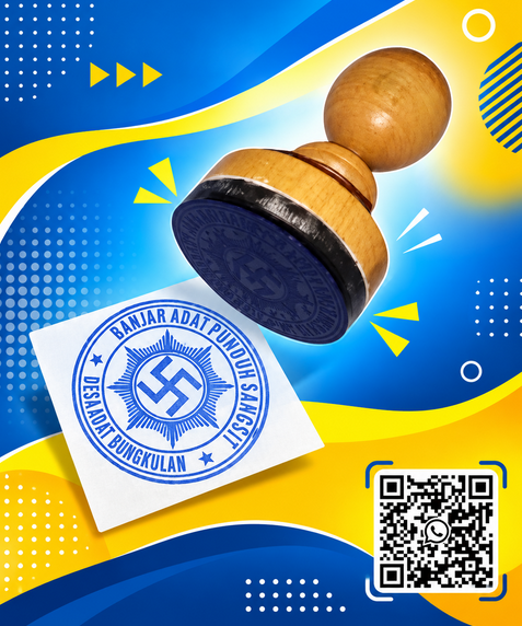 Cetak stempel kayu kilat singaraja